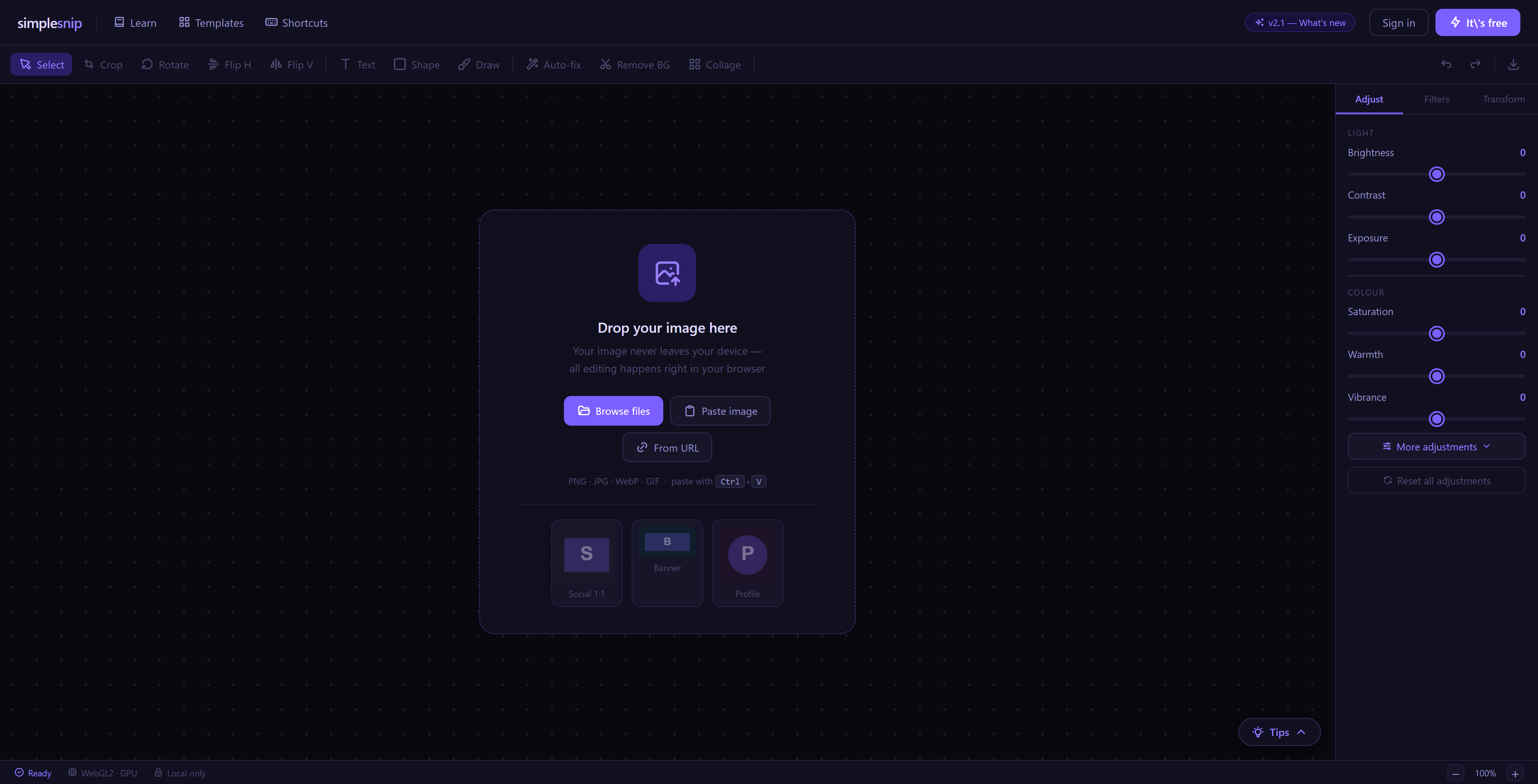 SimpleSnip screenshot